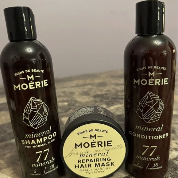 Moerie Hair Growth Set - Shampoo, Conditioner, & Mask (3pc) - Reverse Hair Loss - Picture 3 of 12